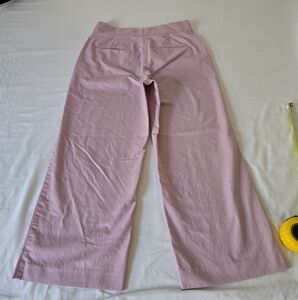 Ann Taylor Factory Pink Wide-Leg Trousers